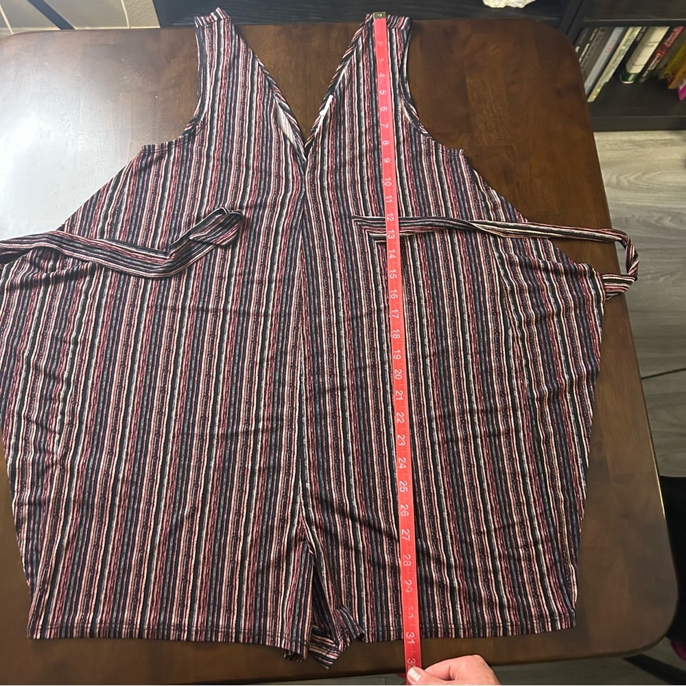 Bcbgeneration Pink Striped Multi-Colored Romper S… - image 8